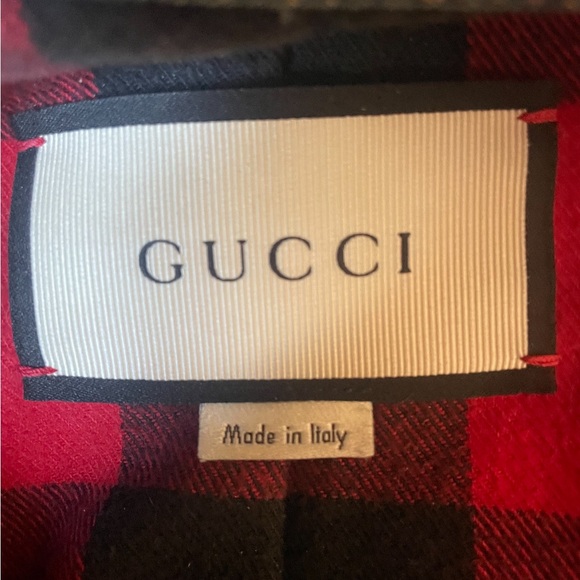 Gucci Warm Tiger Embroidery "Blind for Love" Accent Trucker Jacket - Picture 11 of 16